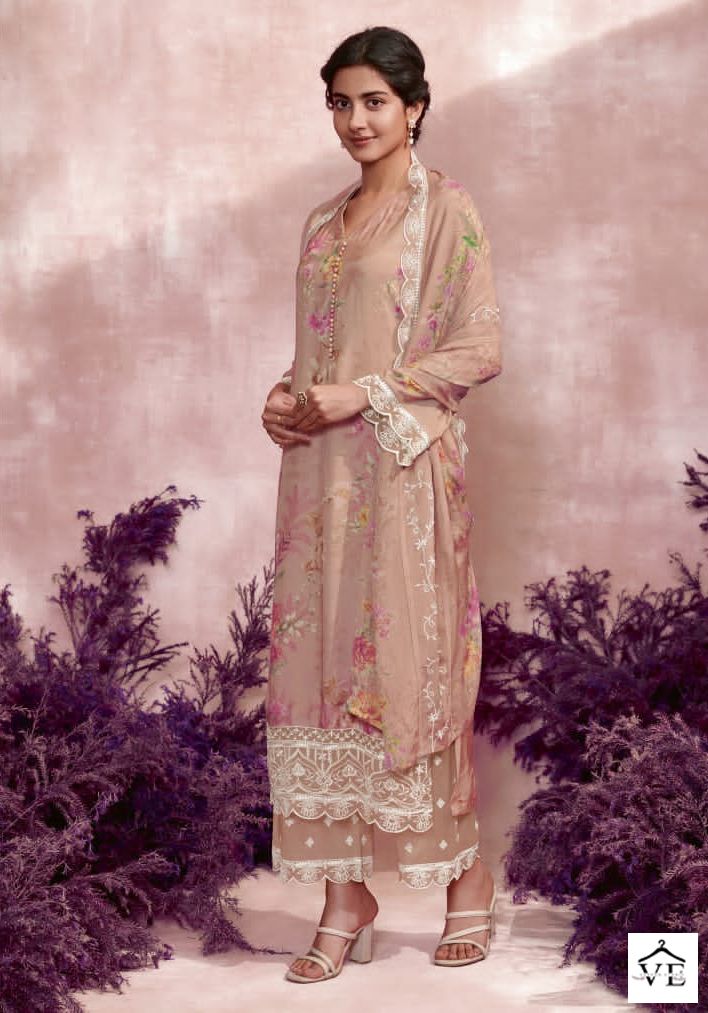Kimora Heer Noor Jahan Pure Muslin Wholesale Salwar Suit Catalog — Wholesale Salwar Suits, MPA wholesale from Surat — view 3