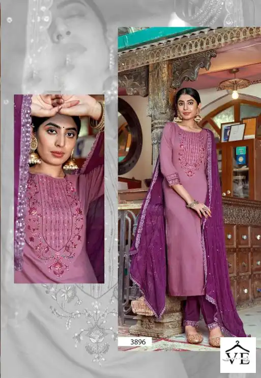 Vardan Ethnic Hi Five Jercy Silk Wholesale Readymade Salwar Suit Catalog — Wholesale Salwar Suits, MPA wholesale from Surat - Gallery Image 5