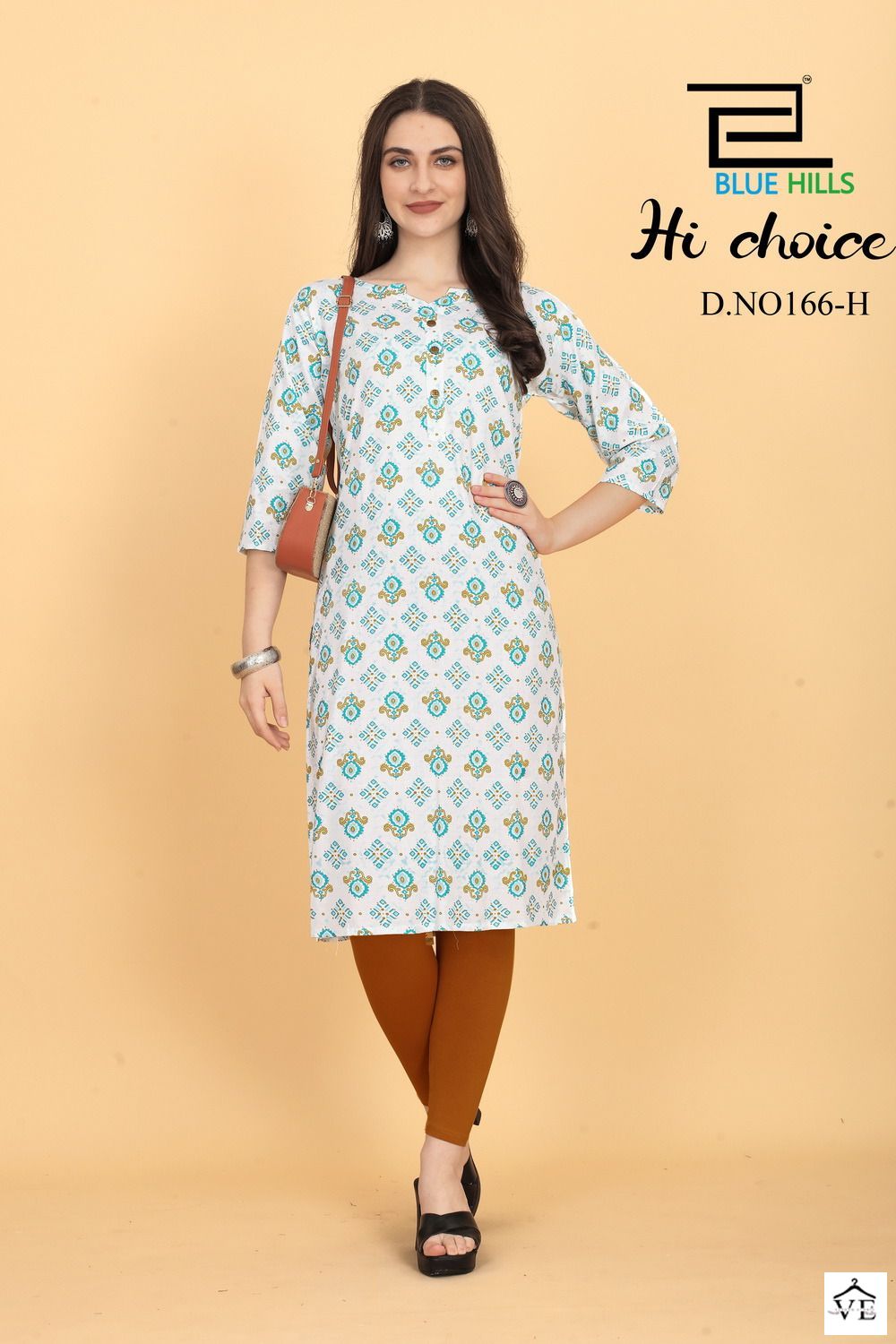 Blue Hills Hichoice Rayon 14 Kg Wholesale Straight Kurti Catalog — Wholesale Kurtis, MPA wholesale from Surat - Gallery Image 8