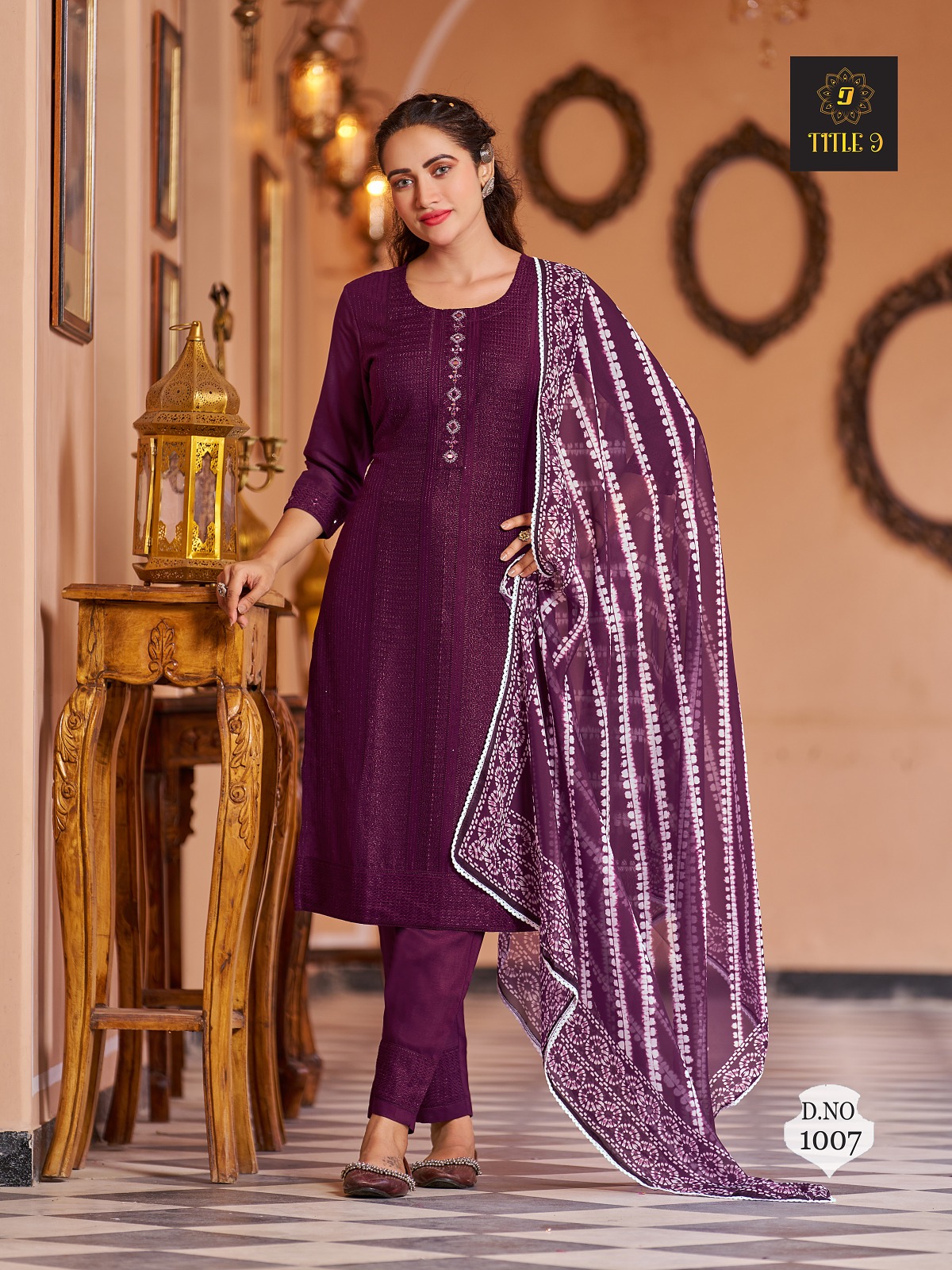 Vardan Ethnic Inaya Silk Wholesale Readymade Salwar Suit Catalog — Wholesale Salwar Suits, MPA wholesale from Surat - Gallery Image 7