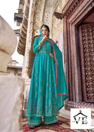 Vardan Ethnic Inspire Vol 2 Heavy Rayon Print Wholesale Readymade Salwar Suit Catalog — Wholesale Salwar Suits, MPA wholesale from Surat - Gallery Image 4