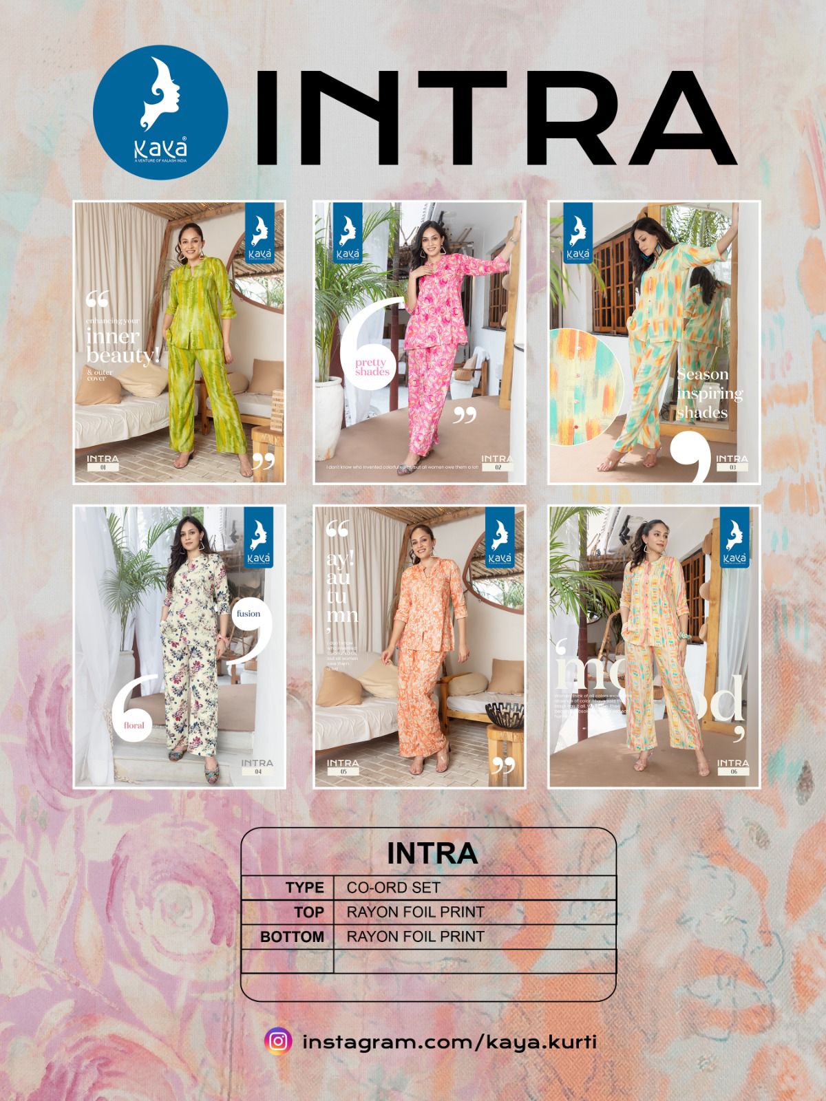 Kaya Intra Rayon Prints Wholesale Kurti With Pant Catalog — Wholesale Kurtis, MPA wholesale from Surat — view 8