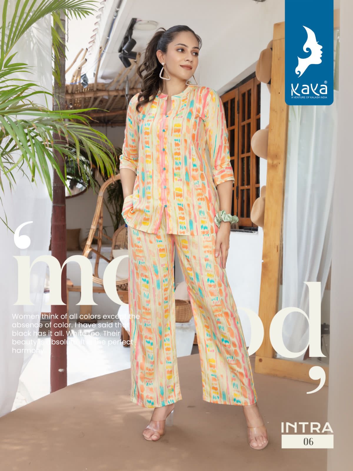 Kaya Intra Rayon Prints Wholesale Kurti With Pant Catalog — Wholesale Kurtis, MPA wholesale from Surat - Gallery Image 7