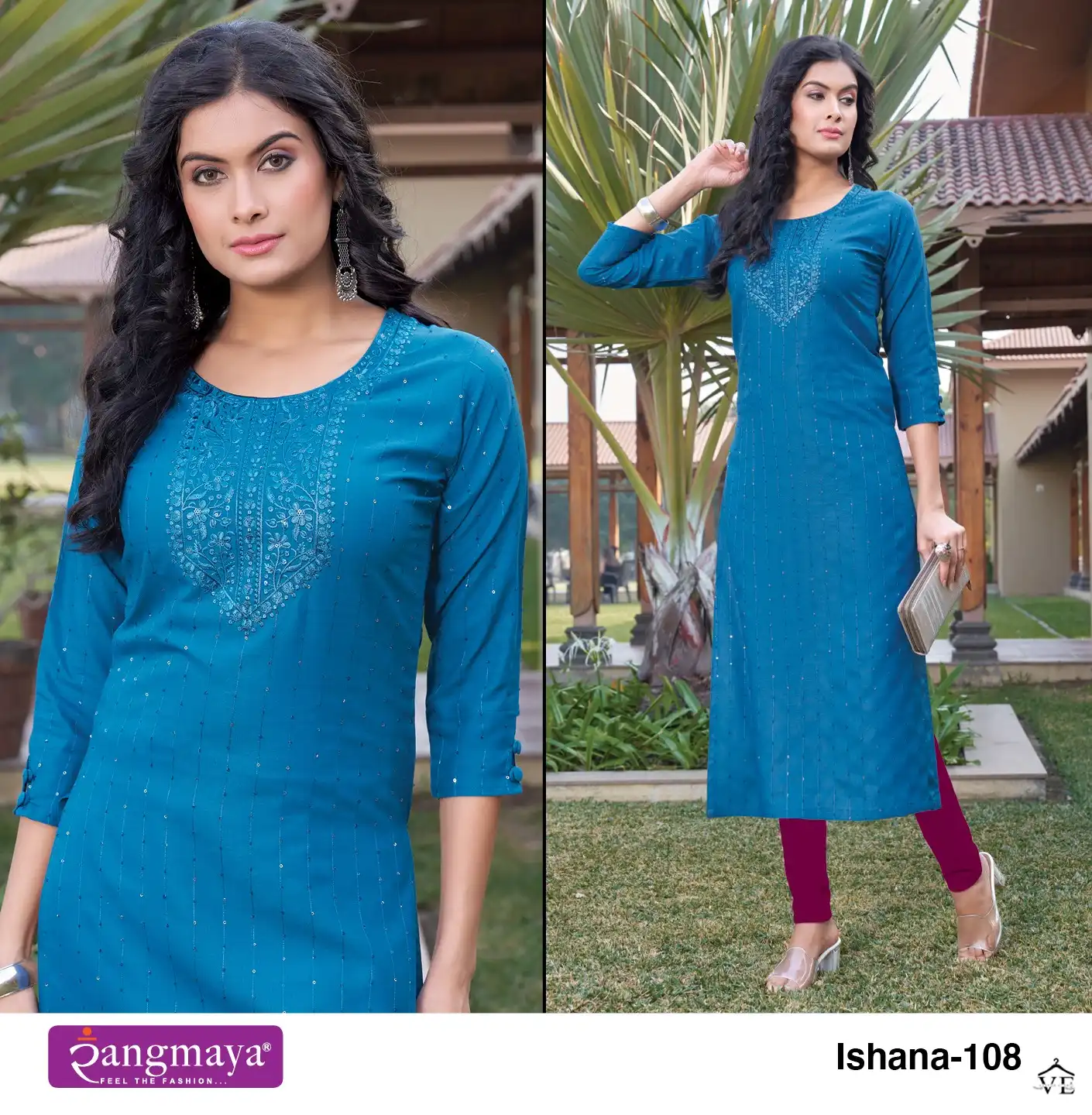 Vardan Ethnic Ishana Bombay Imported Wholesale Kurti Catalog — Wholesale Kurtis, MPA wholesale from Surat - Gallery Image 8