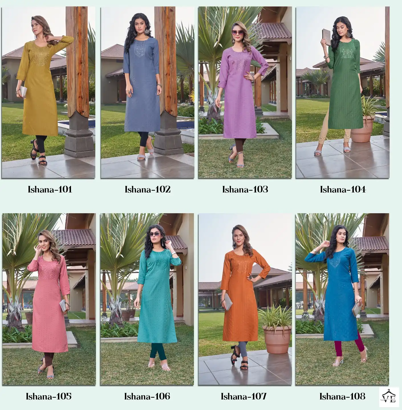 Vardan Ethnic Ishana Bombay Imported Wholesale Kurti Catalog — Wholesale Kurtis, MPA wholesale from Surat — view 9