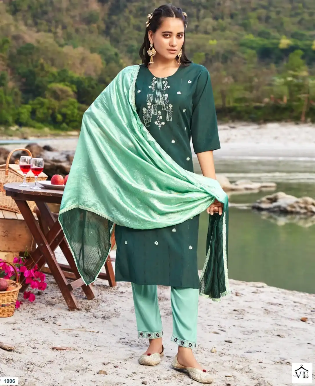 Wanna Imara Pure Rayon Dobby Wholesale Readymade Suits Catalog — Wholesale Salwar Suits, MPA wholesale from Surat — view 1