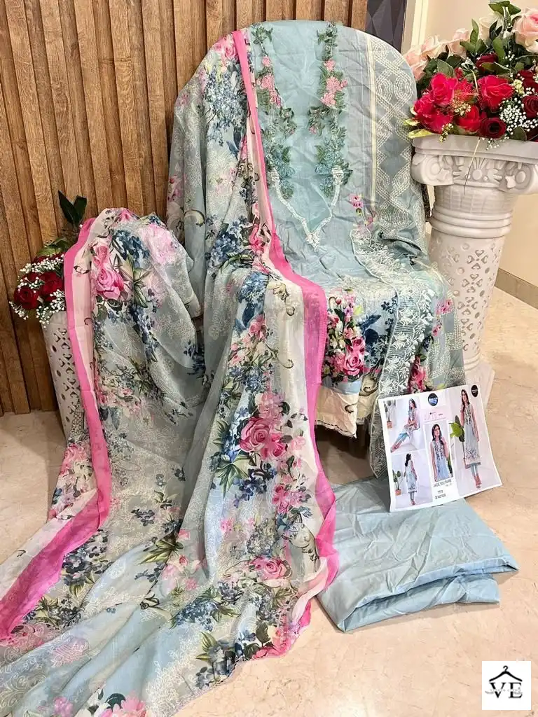 Mehboob Tex Jade Solitaire Vol 2 Pure Cotton Print Wholesale Pakistani Salwar Suit Catalog — Wholesale Salwar Suits, MPA wholesale from Surat - Gallery Image 2