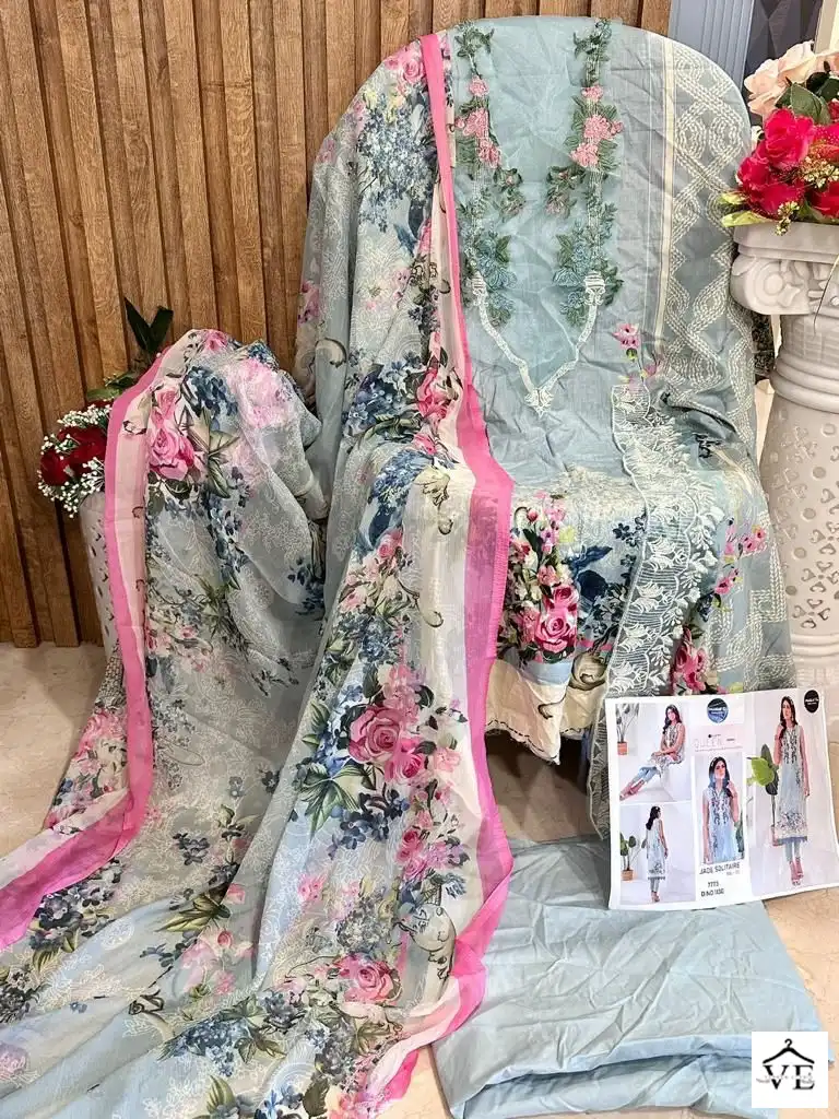 Mehboob Tex Jade Solitaire Vol 2 Pure Cotton Print Wholesale Pakistani Salwar Suit Catalog — Wholesale Salwar Suits, MPA wholesale from Surat - Gallery Image 3