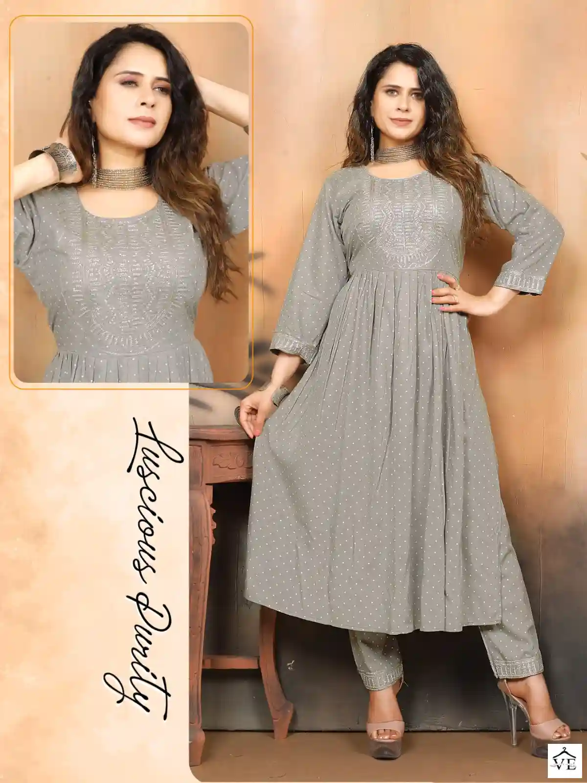 Vardan Ethnic Janwi Rayon Slub Wholesale Kurti Bottom Catalog — Wholesale Kurtis, MPA wholesale from Surat - Gallery Image 6