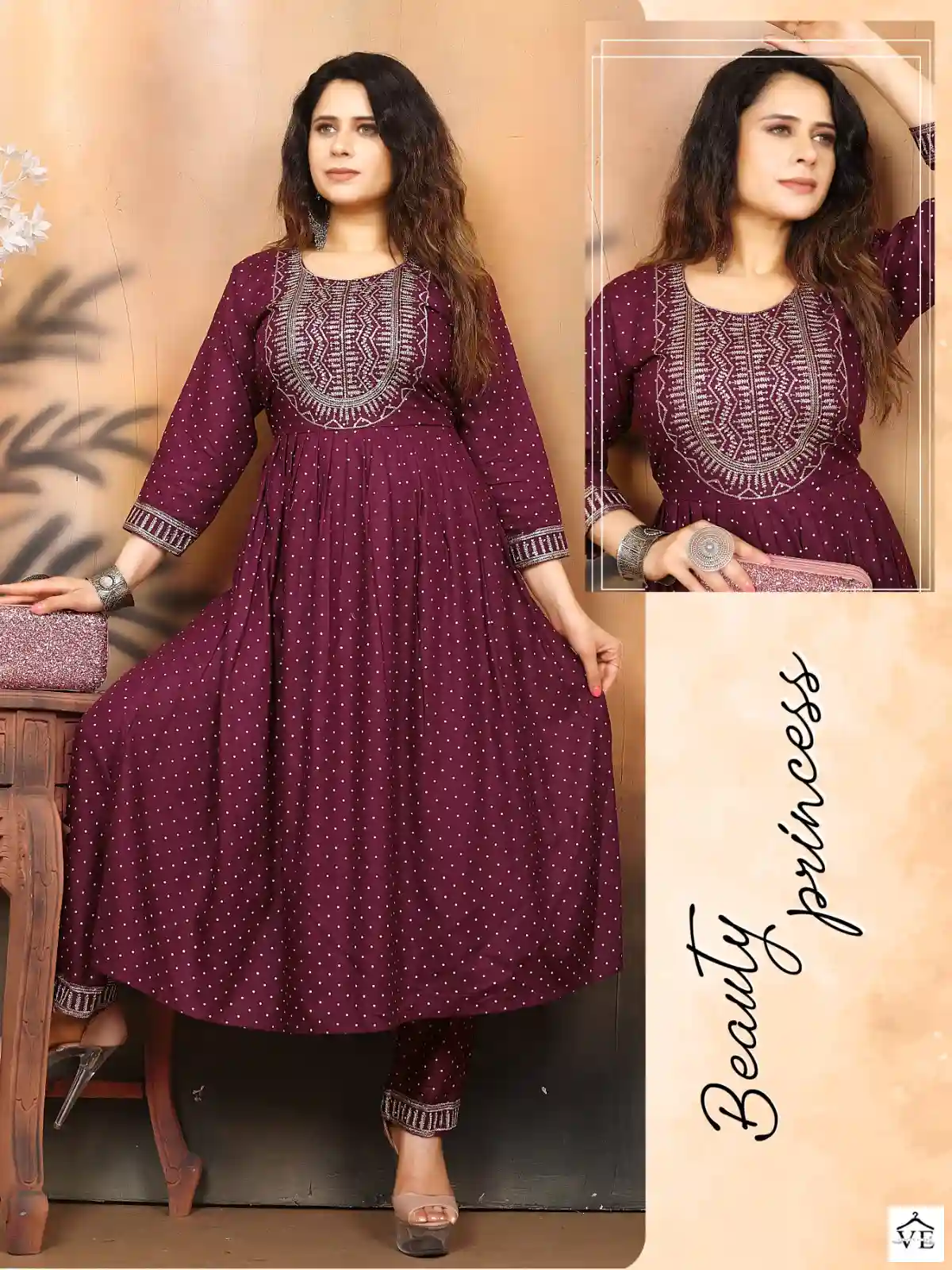 Vardan Ethnic Janwi Rayon Slub Wholesale Kurti Bottom Catalog — Wholesale Kurtis, MPA wholesale from Surat - Gallery Image 2
