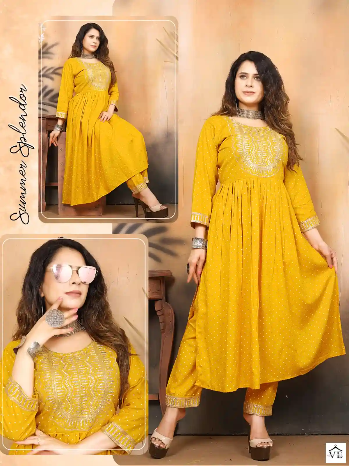 Vardan Ethnic Janwi Rayon Slub Wholesale Kurti Bottom Catalog — Wholesale Kurtis, MPA wholesale from Surat - Gallery Image 3