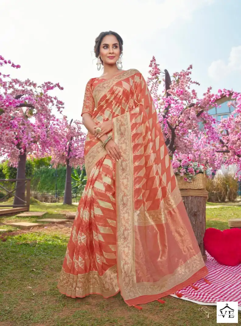 Joh Rivaaj Jashika Vol-550 Banarasi Silk Wholesale Saree Catalog — Wholesale Sarees, MPA wholesale from Surat - Gallery Image 2