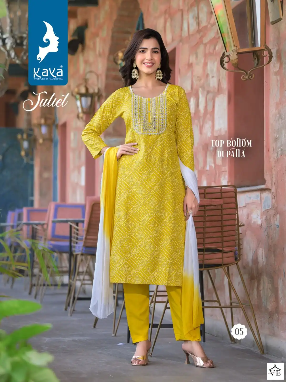 Kaya Juliet Rayon Print Wholesale Readymade Salwar Suit Catalog — Wholesale Salwar Suits, MPA wholesale from Surat - Gallery Image 3