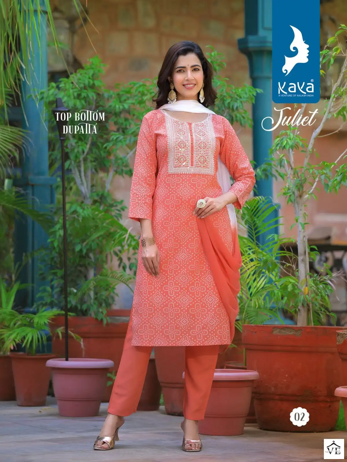 Kaya Juliet Rayon Print Wholesale Readymade Salwar Suit Catalog — Wholesale Salwar Suits, MPA wholesale from Surat - Gallery Image 5