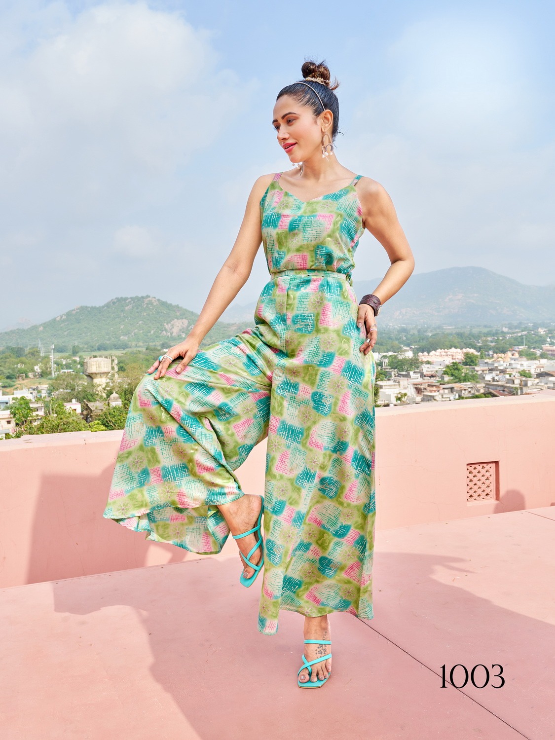 Vardan Ethnic Jump Suit Vol 1 Modal Silk Wholesale Fancy Party Wear Readymade Jump Suits Catalog — Wholesale Kurtis, MPA wholesale from Surat — view 2