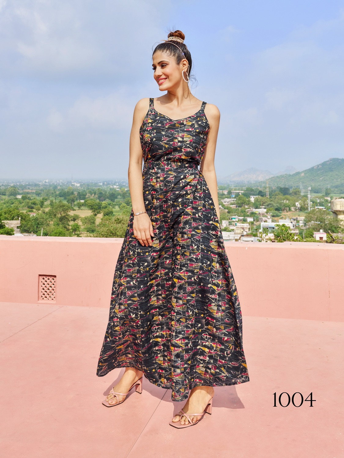Vardan Ethnic Jump Suit Vol 1 Modal Silk Wholesale Fancy Party Wear Readymade Jump Suits Catalog — Wholesale Kurtis, MPA wholesale from Surat — view 3