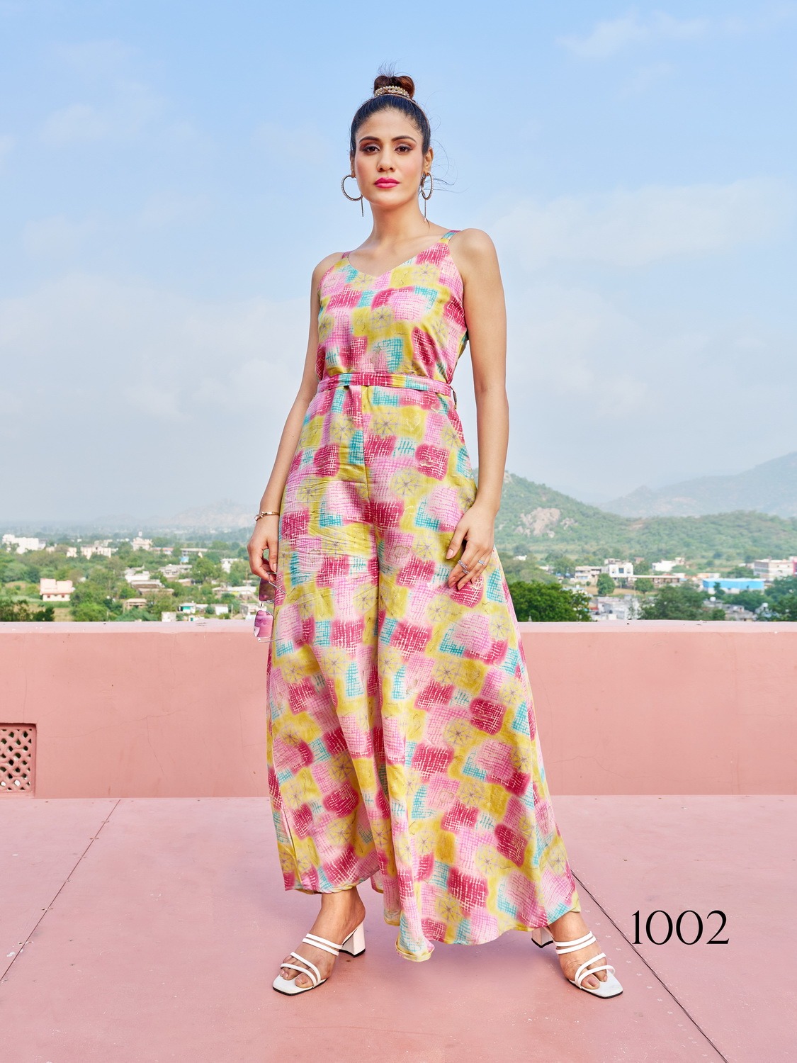 Vardan Ethnic Jump Suit Vol 1 Modal Silk Wholesale Fancy Party Wear Readymade Jump Suits Catalog — Wholesale Kurtis, MPA wholesale from Surat — view 4