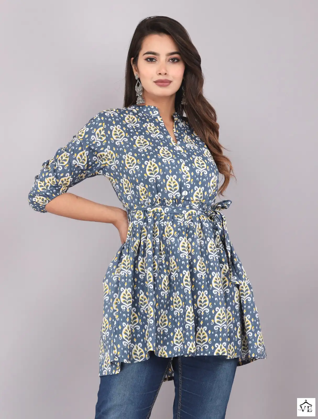 VE John 5006 Cotton Wholesale Tunic Top Catalog — Wholesale Kurtis, MPA wholesale from Surat - Gallery Image 3