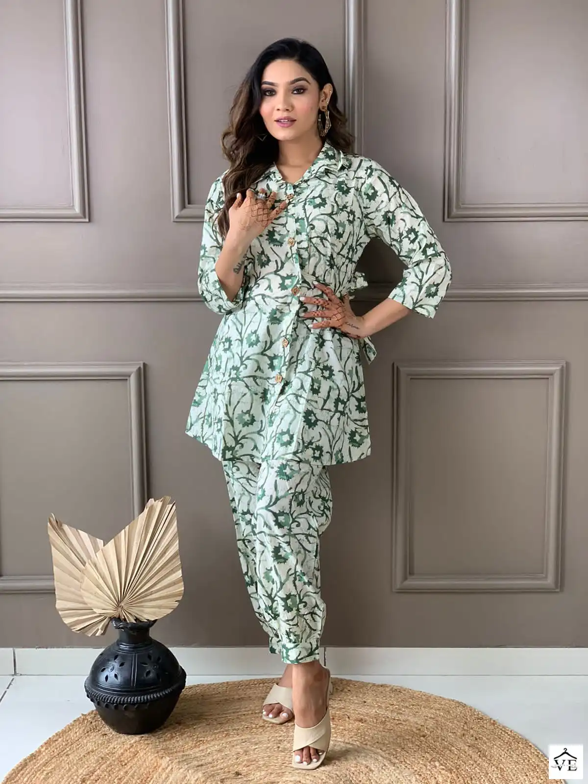 VE John Co-Ord Vol 3 Cotton 60*60 Wholesale Co-Ord Set Catalog — Wholesale Kurtis, MPA wholesale from Surat — view 6