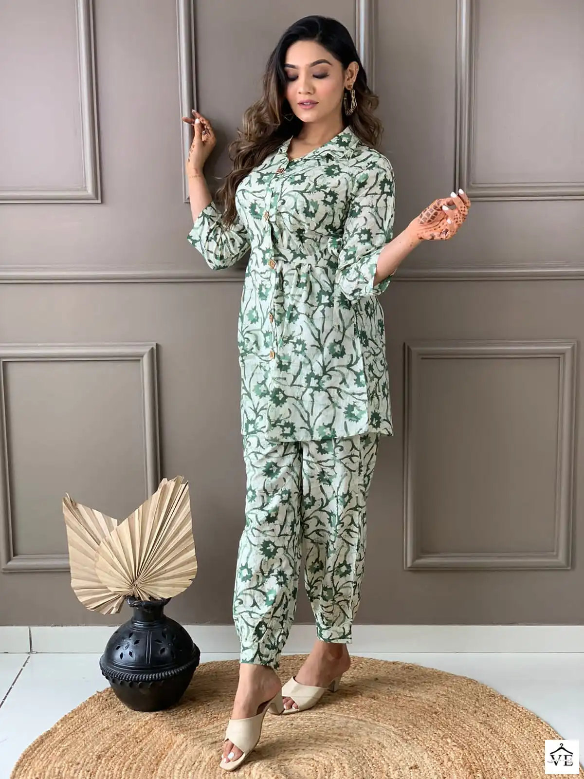 VE John Co-Ord Vol 3 Cotton 60*60 Wholesale Co-Ord Set Catalog — Wholesale Kurtis, MPA wholesale from Surat — view 10
