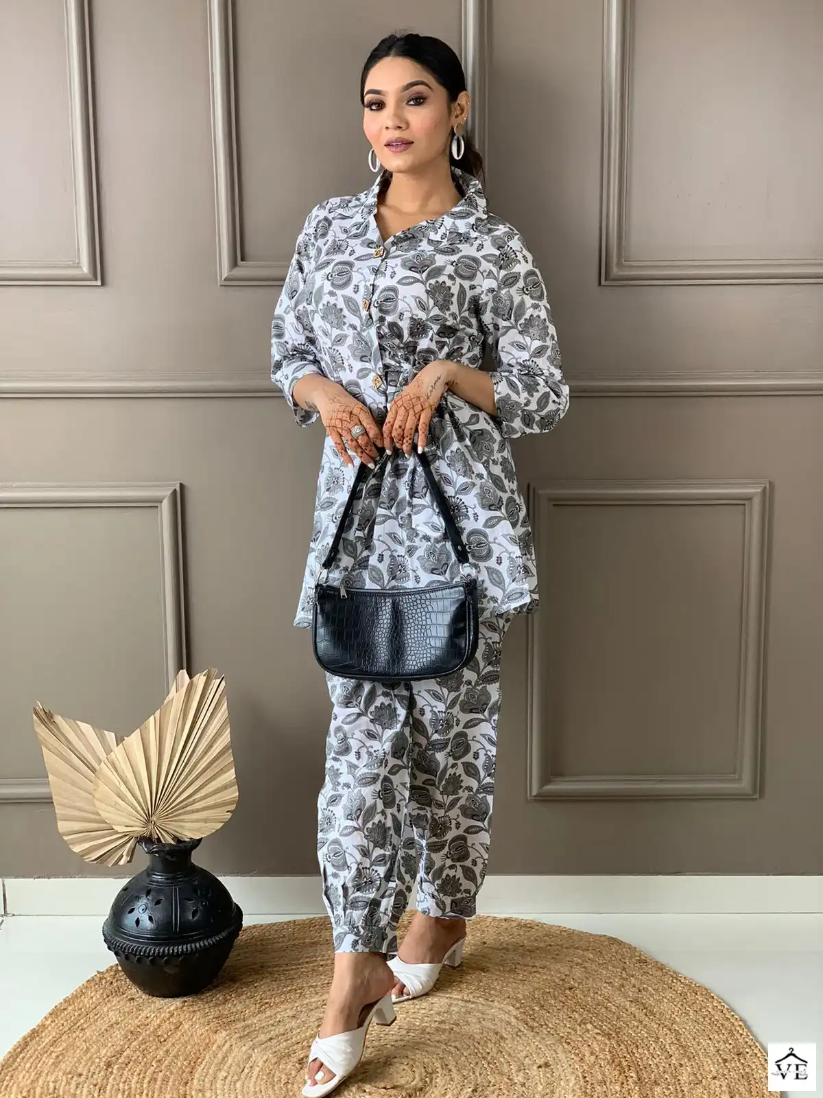 VE John Co-Ord Vol 3 Cotton 60*60 Wholesale Co-Ord Set Catalog — Wholesale Kurtis, MPA wholesale from Surat — view 3