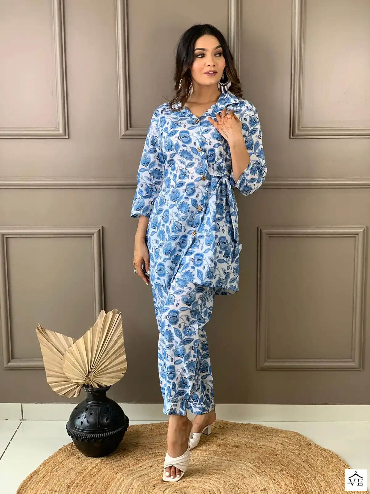 VE John Co-Ord Vol 3 Cotton 60*60 Wholesale Co-Ord Set Catalog — Wholesale Kurtis, MPA wholesale from Surat — view 5