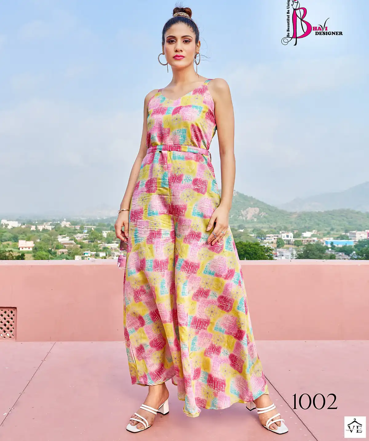 Vardan Ethnic Jump Suit Vol 1 Printed Modal Silk Wholesale Jump Suit Catalog — Wholesale Kurtis, MPA wholesale from Surat — view 1