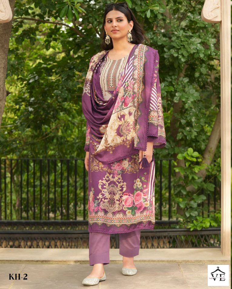 Kaavish Kainat Pure Viscose Muslin Wholesale Salwar Suit Catalog — Wholesale Salwar Suits, MPA wholesale from Surat — view 1