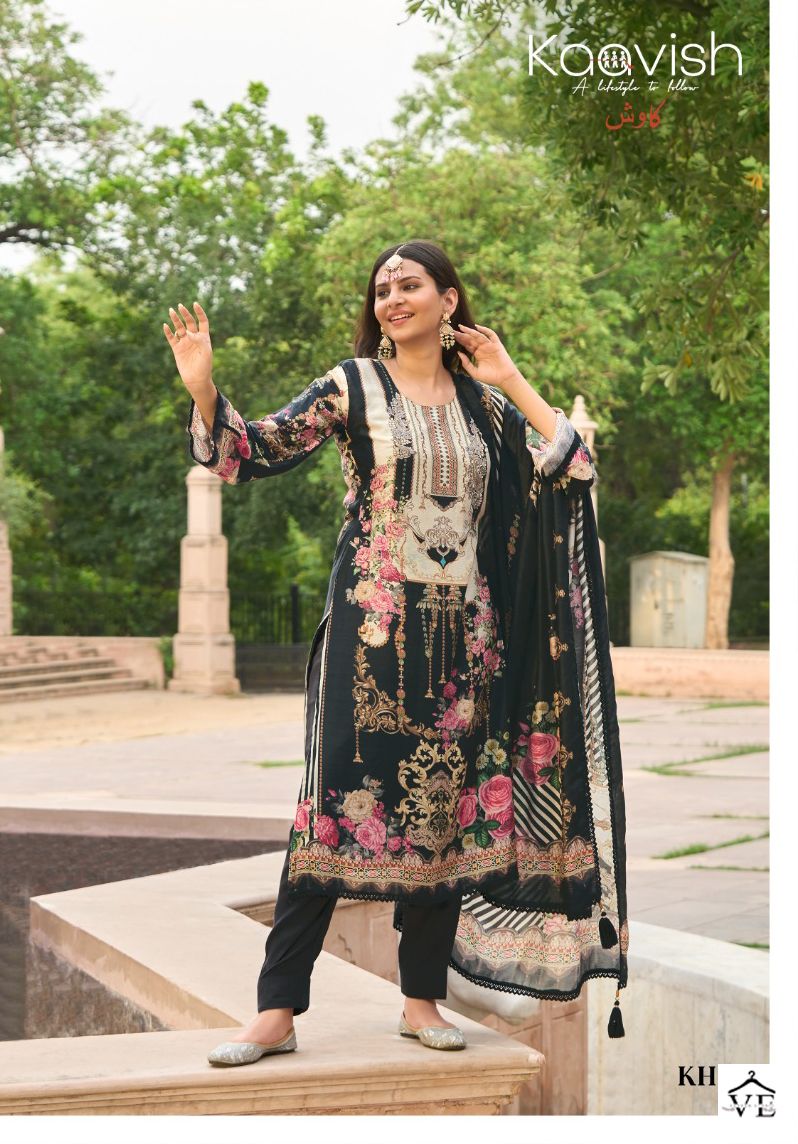 Kaavish Kainat Pure Viscose Muslin Wholesale Salwar Suit Catalog — Wholesale Salwar Suits, MPA wholesale from Surat - Gallery Image 4