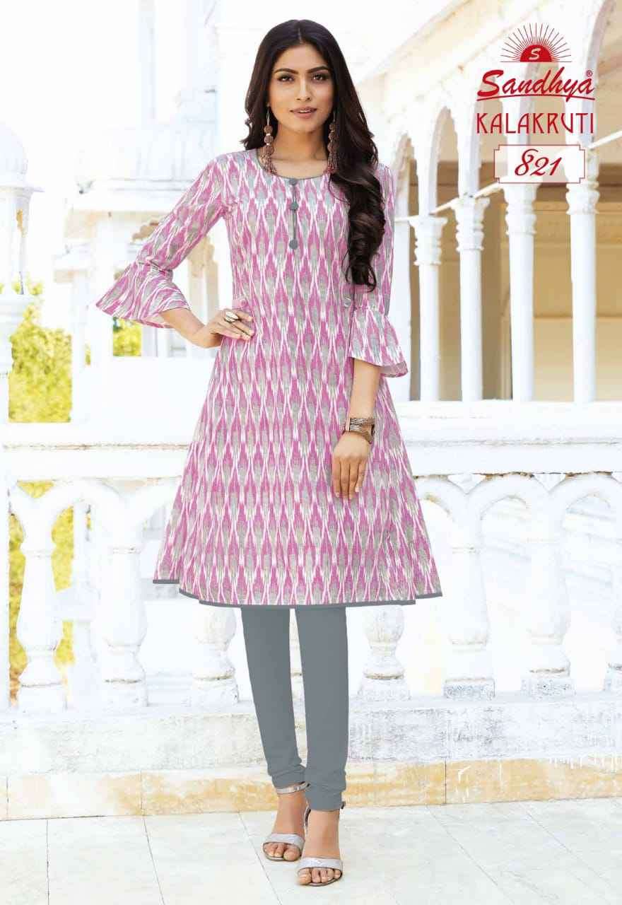 Vardan Ethnic Kalakruti Vol 23 Cotton Wholesale Fancy Kurts Catalog — Wholesale Kurtis, MPA wholesale from Surat - Gallery Image 20
