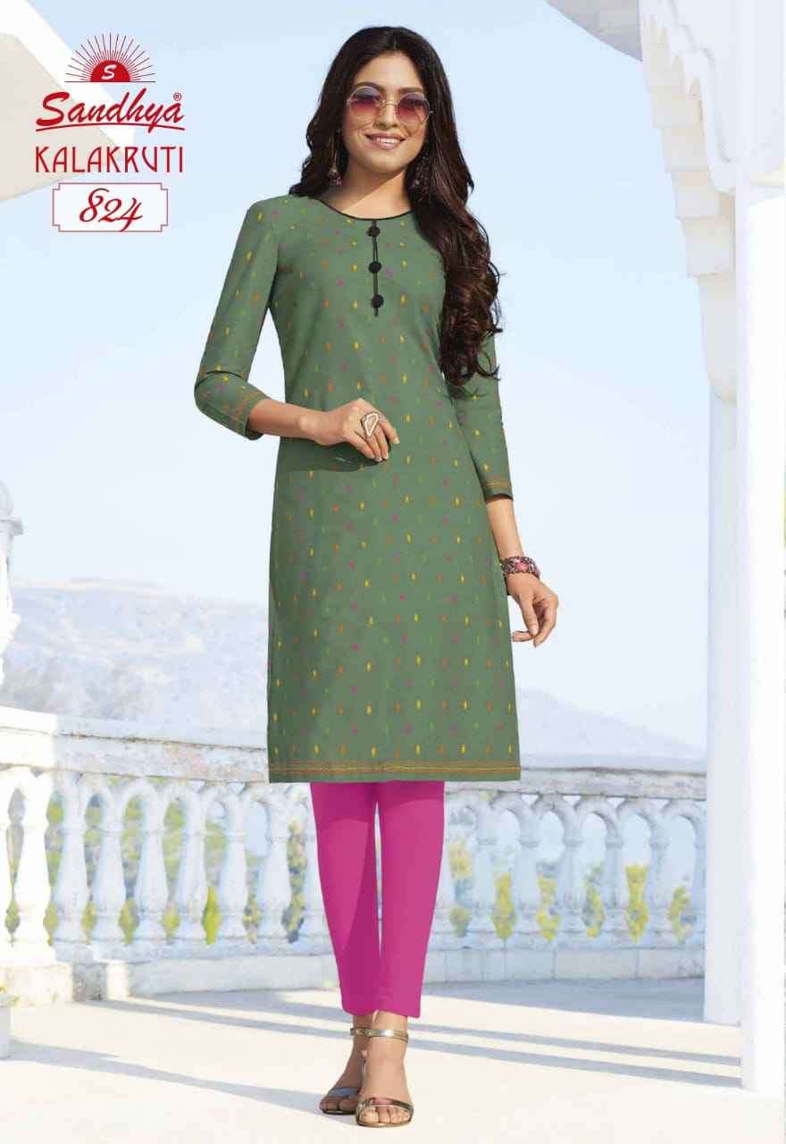 Vardan Ethnic Kalakruti Vol 23 Cotton Wholesale Fancy Kurts Catalog — Wholesale Kurtis, MPA wholesale from Surat - Gallery Image 5