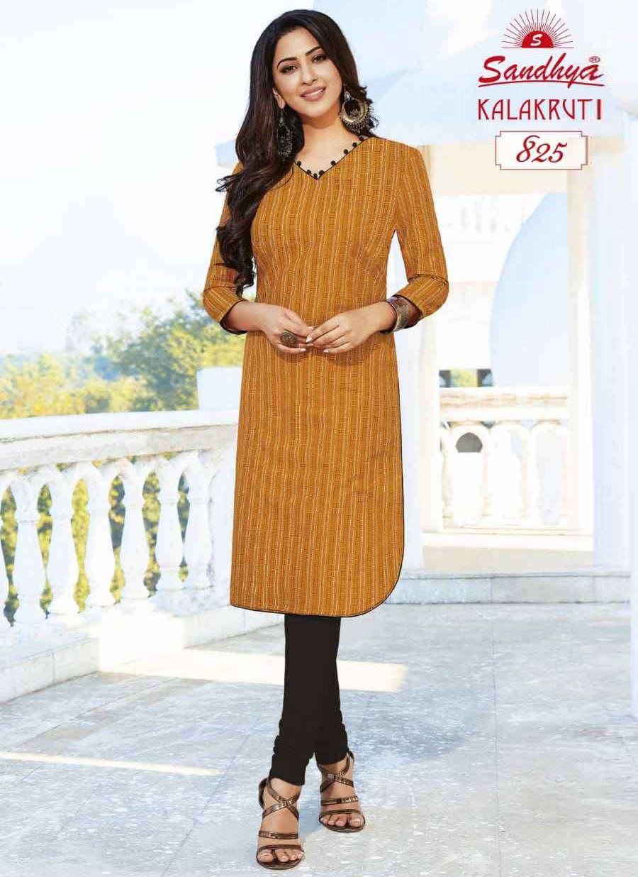 Vardan Ethnic Kalakruti Vol 23 Cotton Wholesale Fancy Kurts Catalog — Wholesale Kurtis, MPA wholesale from Surat - Gallery Image 7