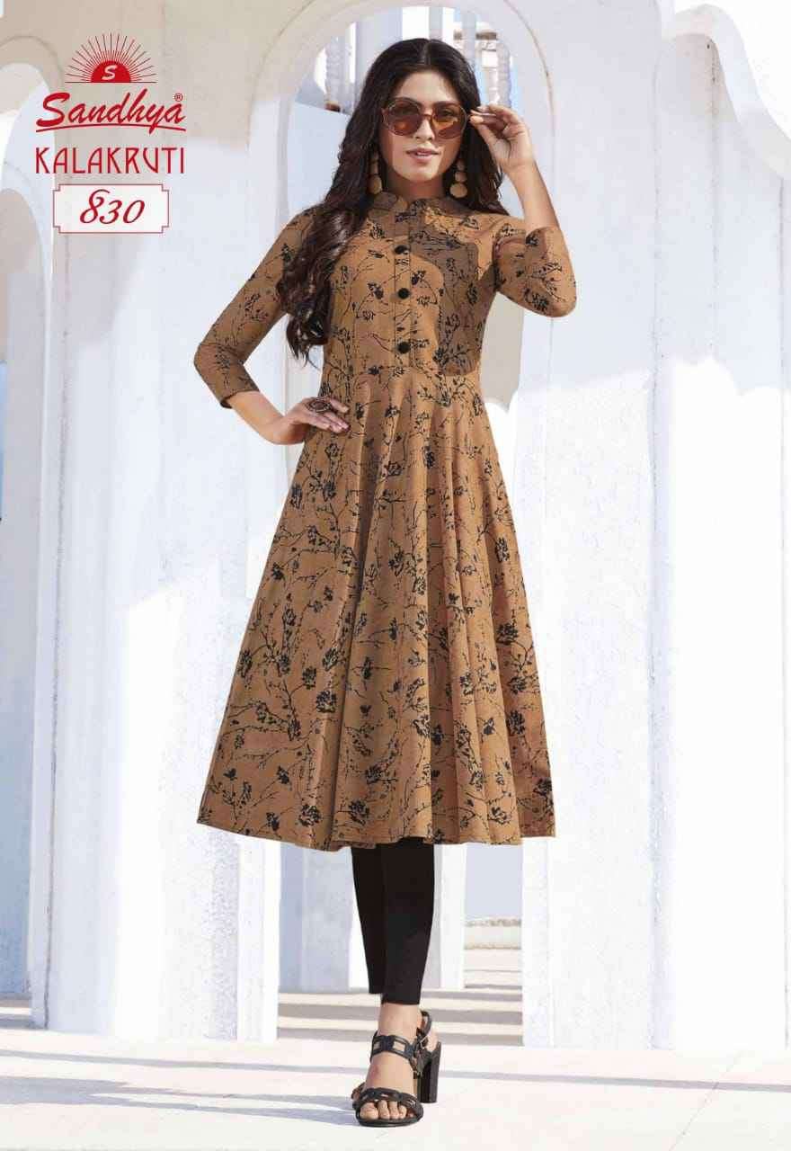 Vardan Ethnic Kalakruti Vol 23 Cotton Wholesale Fancy Kurts Catalog — Wholesale Kurtis, MPA wholesale from Surat - Gallery Image 8
