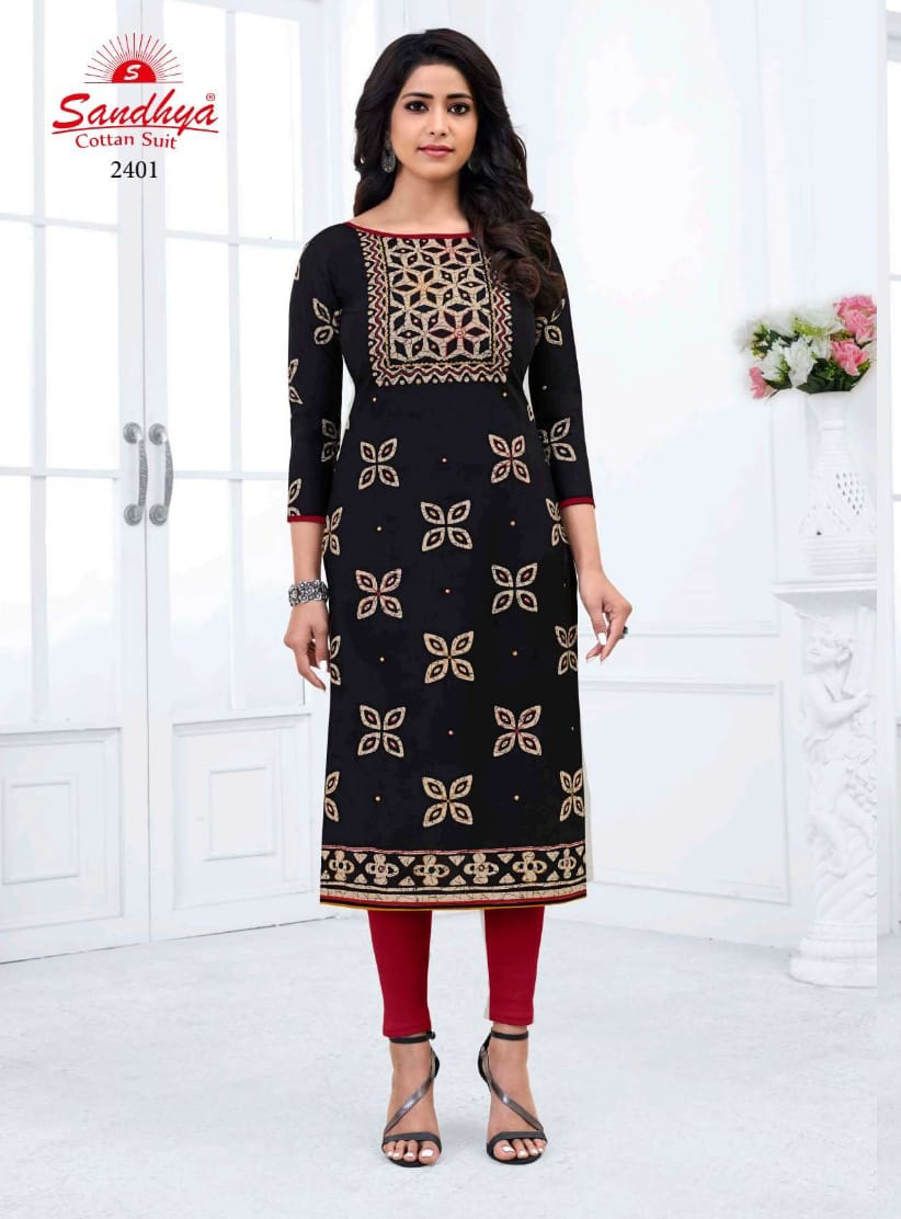 Vardan Ethnic Kalakruti Vol 24 Cotton Wholesale Daily Wear Kurts Catalog — Wholesale Kurtis, MPA wholesale from Surat — view 1
