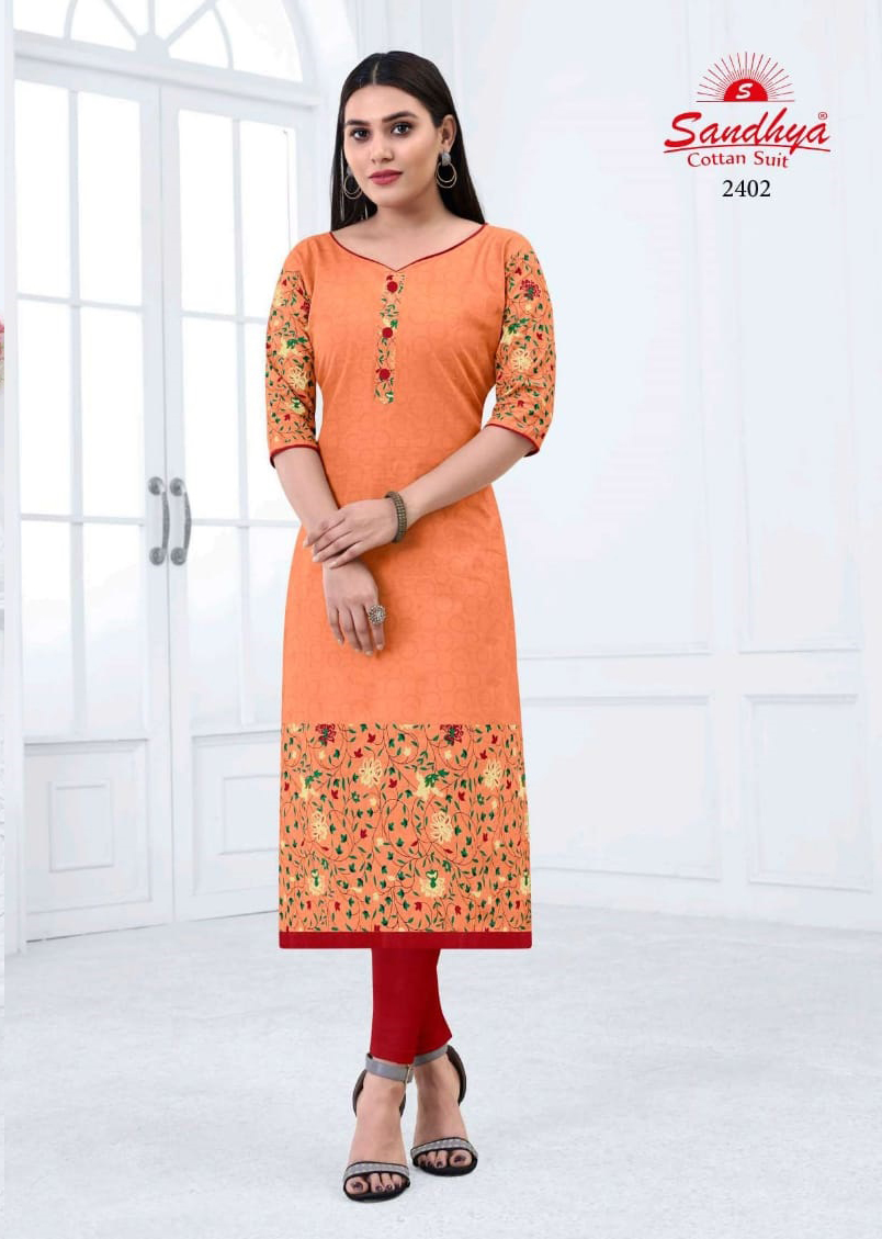 Vardan Ethnic Kalakruti Vol 24 Cotton Wholesale Daily Wear Kurts Catalog — Wholesale Kurtis, MPA wholesale from Surat - Gallery Image 2