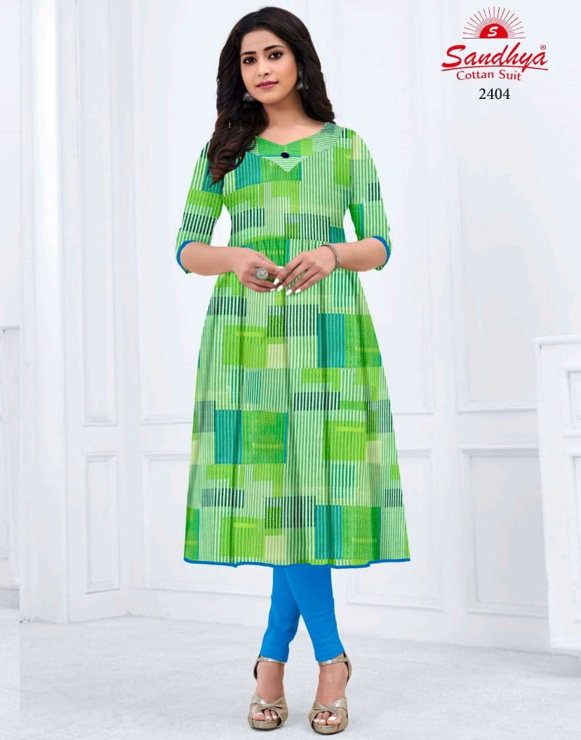 Vardan Ethnic Kalakruti Vol 24 Cotton Wholesale Daily Wear Kurts Catalog — Wholesale Kurtis, MPA wholesale from Surat - Gallery Image 4
