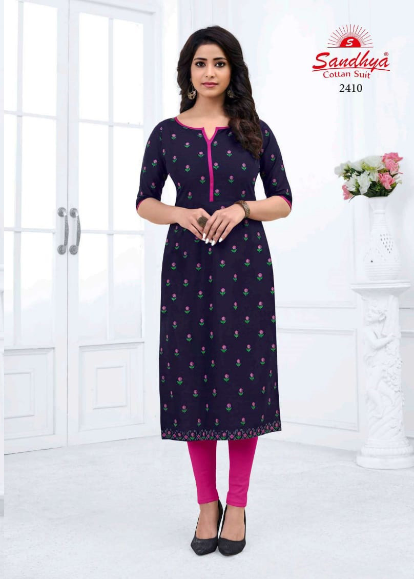 Vardan Ethnic Kalakruti Vol 24 Cotton Wholesale Daily Wear Kurts Catalog — Wholesale Kurtis, MPA wholesale from Surat - Gallery Image 8