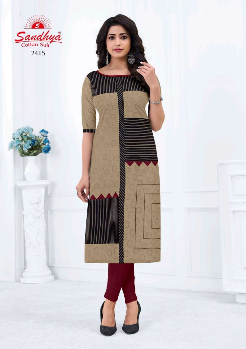 Vardan Ethnic Kalakruti Vol 24 Cotton Wholesale Daily Wear Kurts Catalog — Wholesale Kurtis, MPA wholesale from Surat - Gallery Image 15