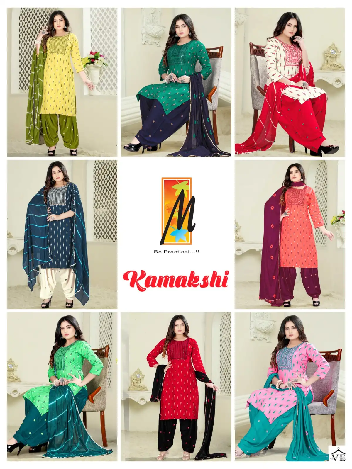 Master Kamakshi Heavy Printed Rayon Wholesale Readymade Salwar Suit Catalog — Wholesale Salwar Suits, MPA wholesale from Surat — view 9