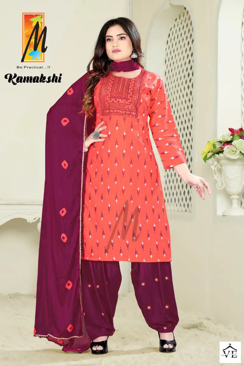 Master Kamakshi Heavy Printed Rayon Wholesale Readymade Salwar Suit Catalog — Wholesale Salwar Suits, MPA wholesale from Surat - Gallery Image 5