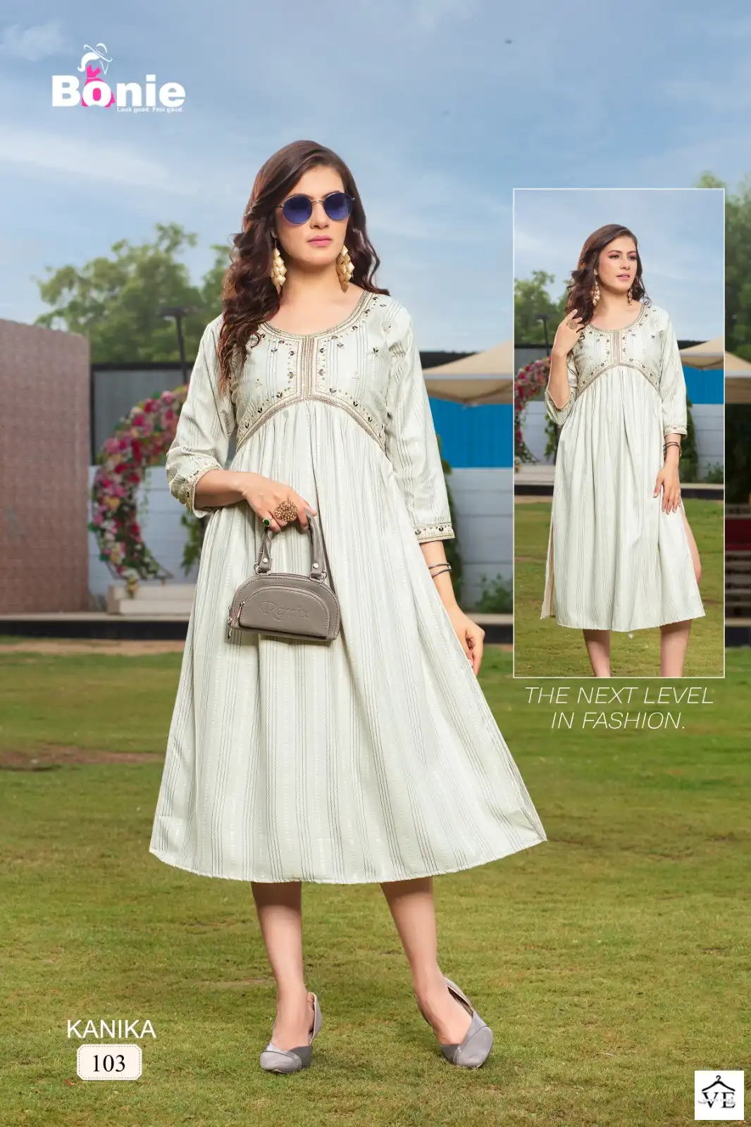Bonie Kanika Heavy Rayon Wholesale Kurtis Catalog — Wholesale Kurtis, bonie wholesale from Surat — view 3
