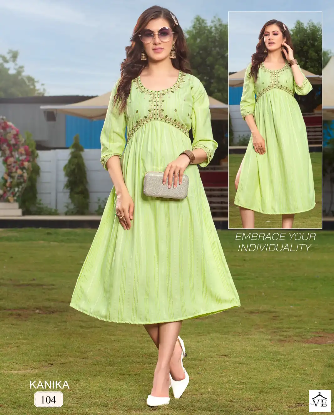 Bonie Kanika Heavy Rayon Wholesale Kurtis Catalog — Wholesale Kurtis, bonie wholesale from Surat — view 1