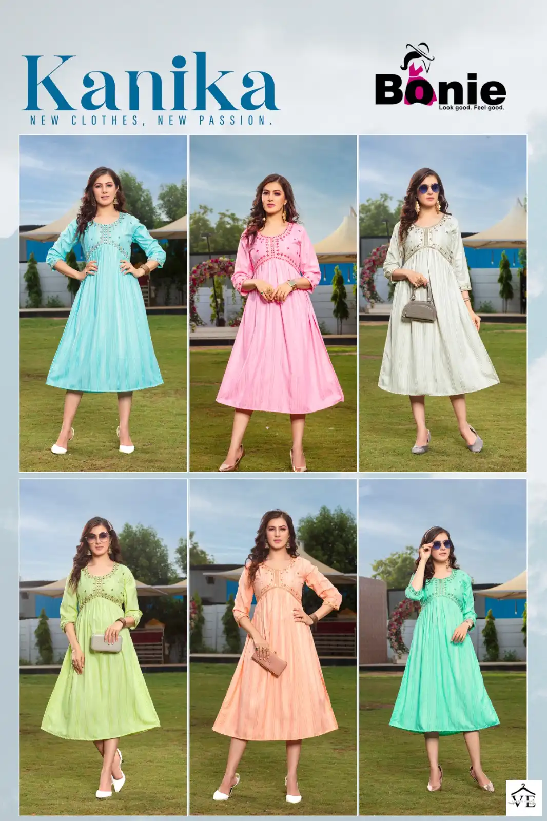 Bonie Kanika Heavy Rayon Wholesale Kurtis Catalog — Wholesale Kurtis, bonie wholesale from Surat — view 7
