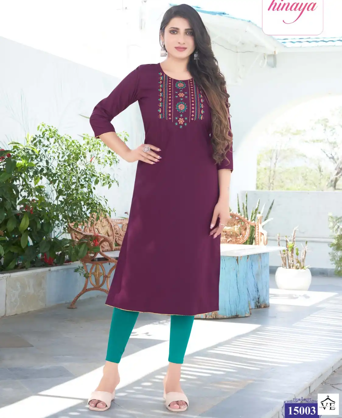Hinaya Kareena Vol 15 Heavy Rayon Lining Wholesale Kurtis Catalog — Wholesale Kurtis, MPA wholesale from Surat — view 1