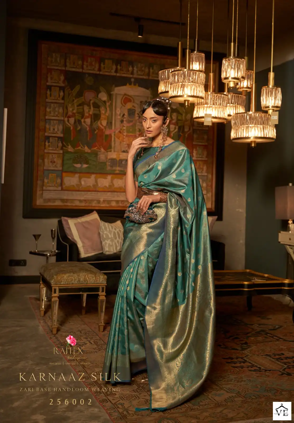 Rajtex Karnaaz Silk Weaving Silk Wholesale Saree Catalog - Image 7