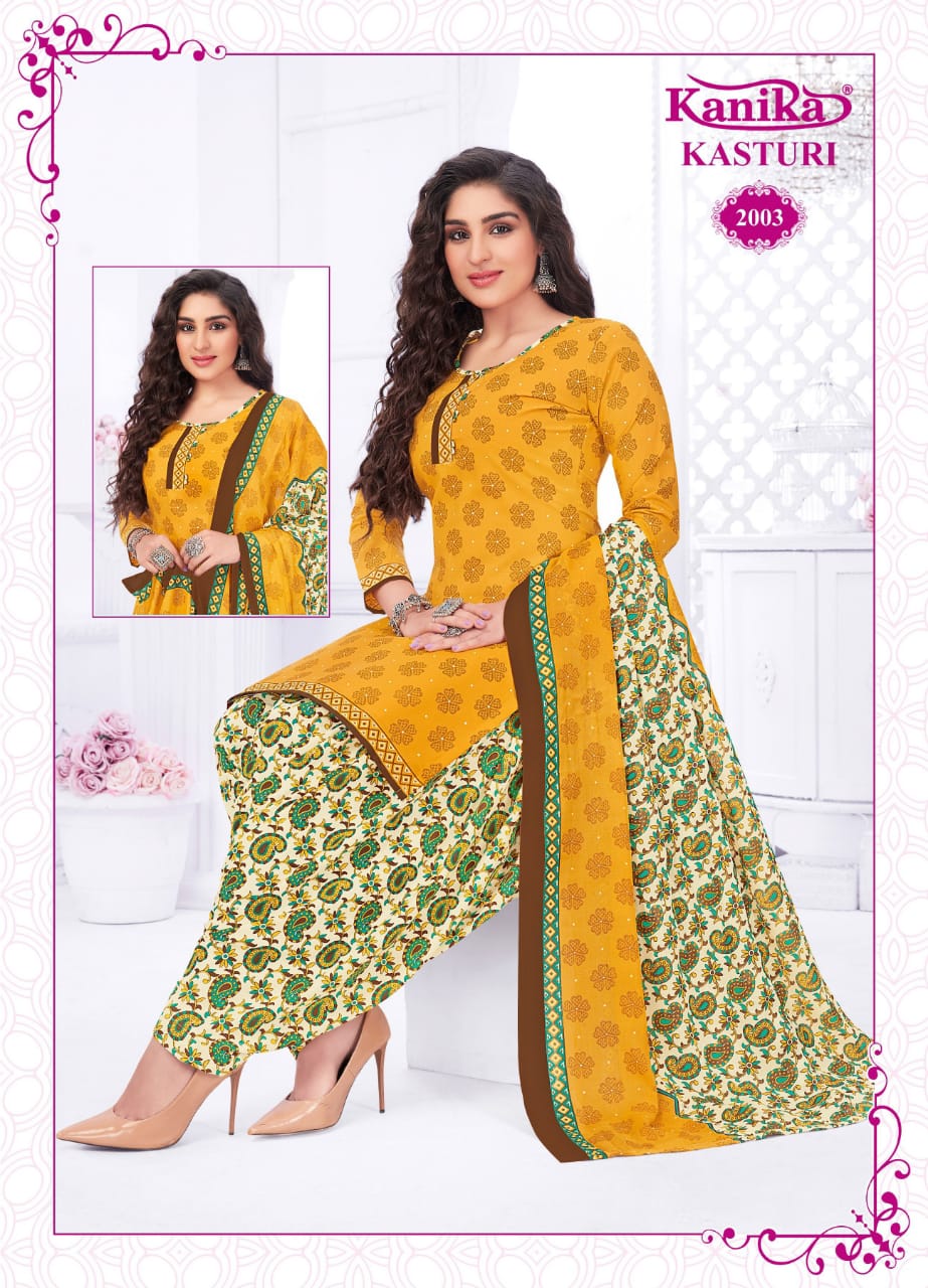 Kanika Kasturi Vol 2 Cotton Wholesale Readymade Salwar Suits Catalog - Image 9