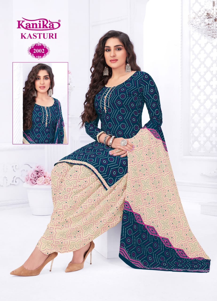 Kanika Kasturi Vol 2 Cotton Wholesale Readymade Salwar Suits Catalog - Image 12
