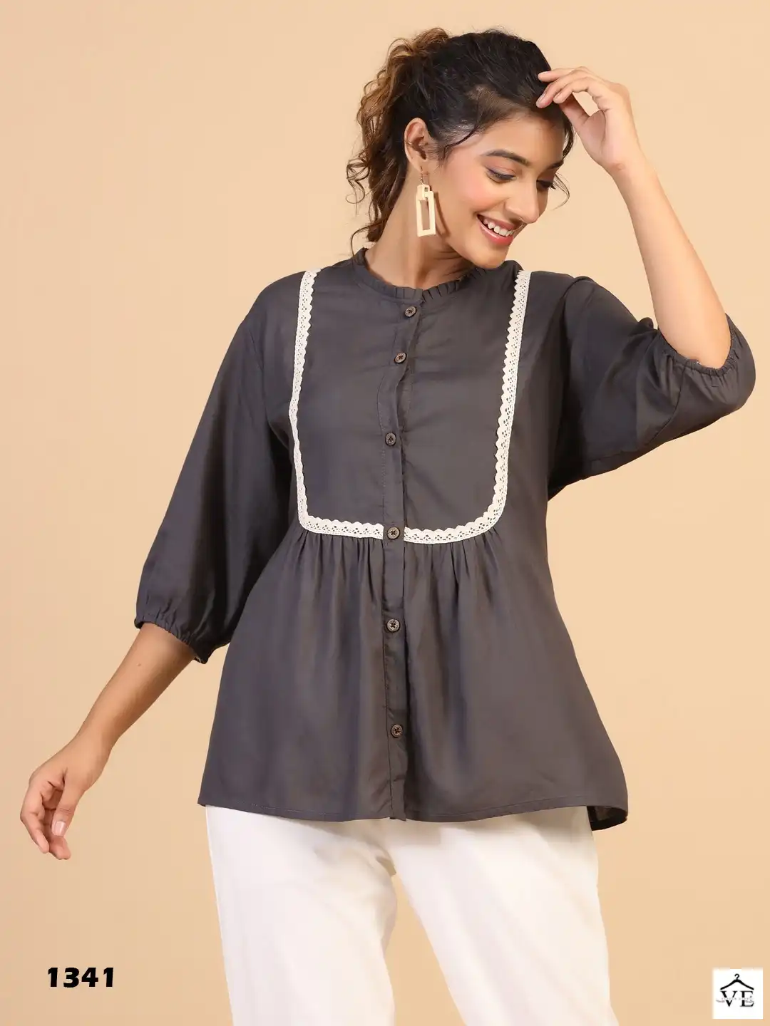 Mahotsav Keeva Rayon Wholesale Short Top Catalog — Wholesale Kurtis, MPA wholesale from Surat — view 1