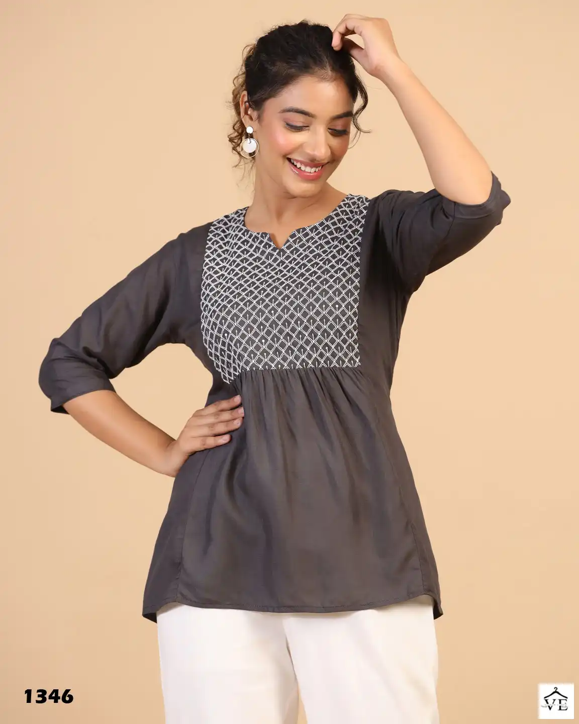 Mahotsav Keeva Rayon Wholesale Short Top Catalog — Wholesale Kurtis, MPA wholesale from Surat - Gallery Image 2
