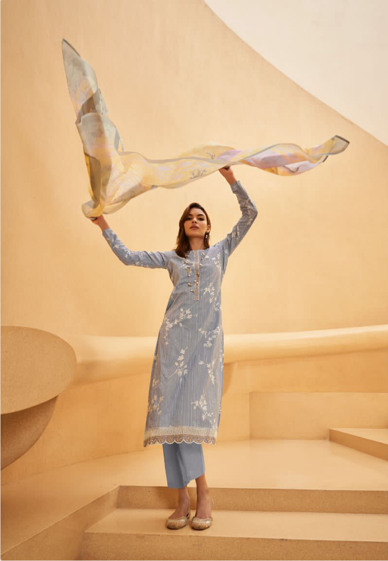 Mumtaz Arts Khaab Nx Lawn Cotton Wholesale Fancy Salwar Suit Catalog — Wholesale Salwar Suits, MPA wholesale from Surat - Gallery Image 3